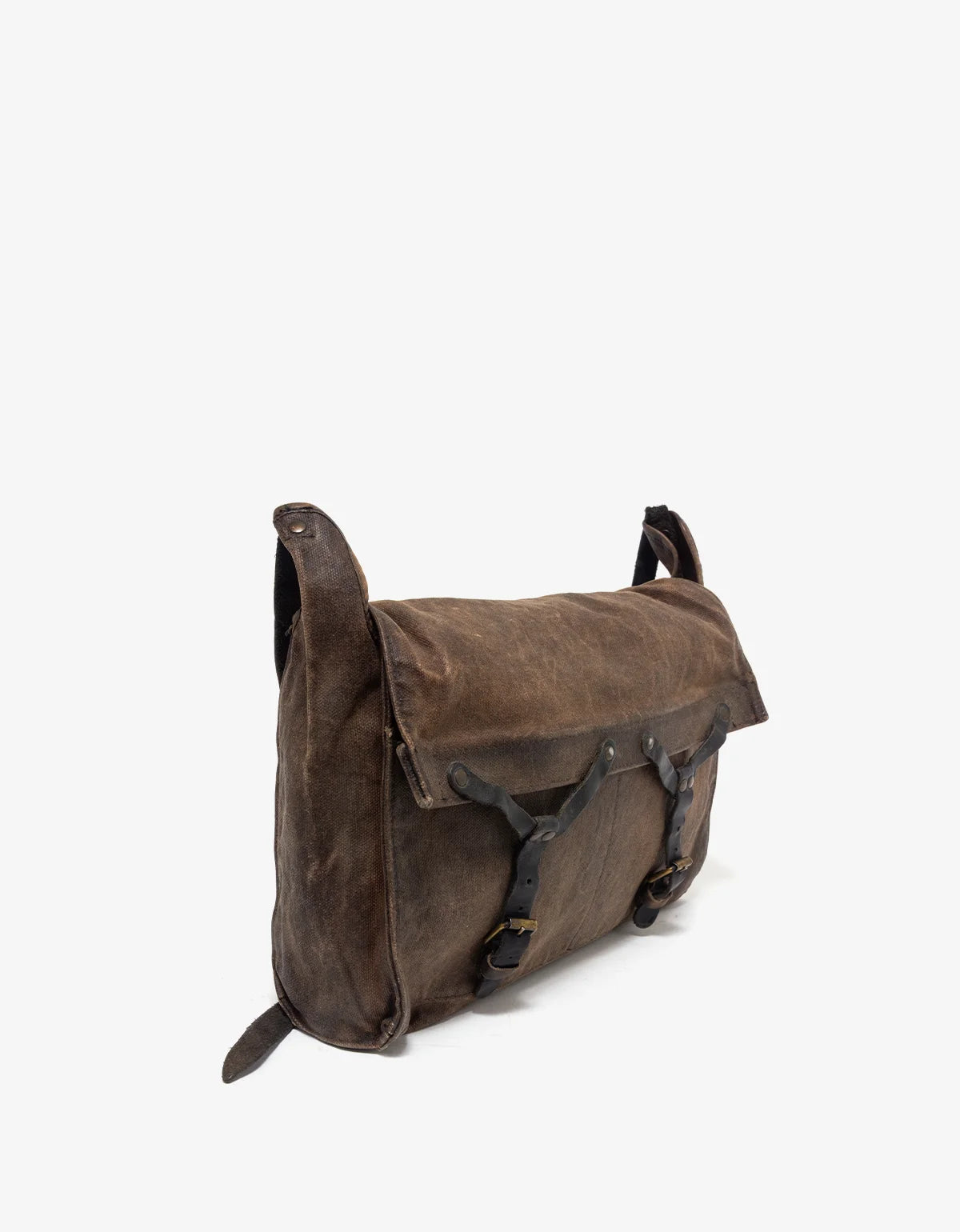Maison Martin Margiela Line 11 Archival Waxed Canvas Messenger Bag