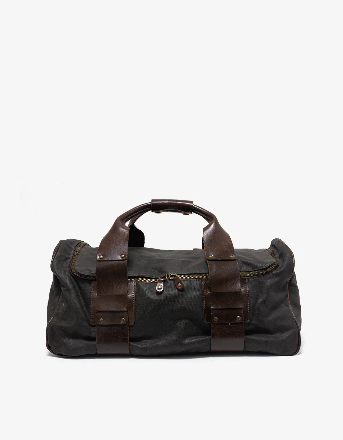 Maison Martin Margiela Line 11 Waxed Canvas & Leather Duffle Bag