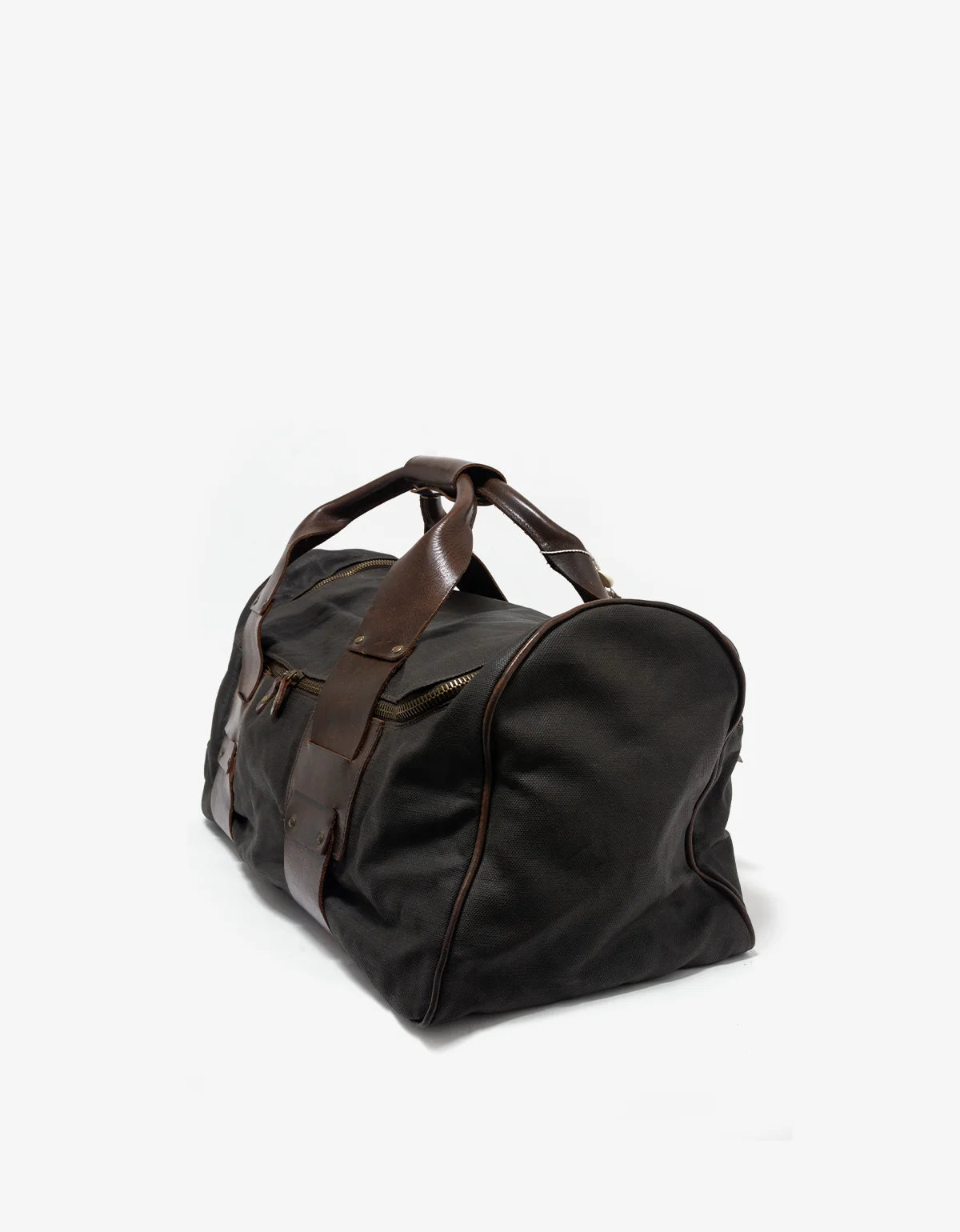 Maison Martin Margiela Line 11 Waxed Canvas & Leather Duffle Bag