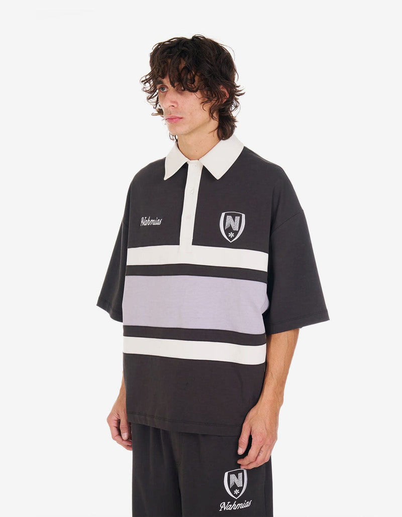 Nahmias Black Collegiate S/S Polo Shirt Y6-S20Q17-024