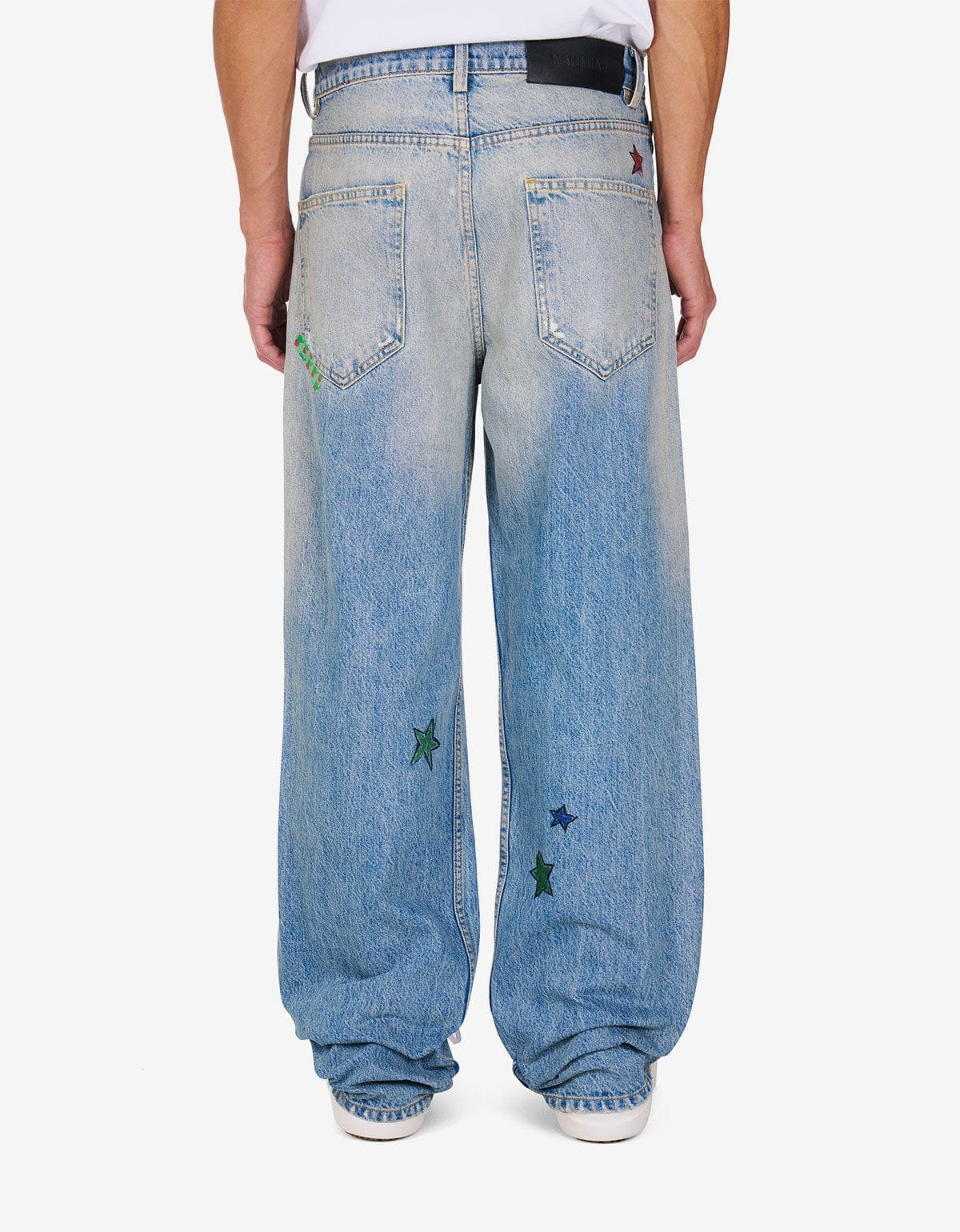 Nahmias Blue Bandaid Baggy Jeans D5-P43Q15-415