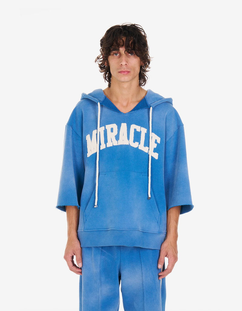 Nahmias Blue Miracle Cut Off Hoodie Y16-H10G39-455