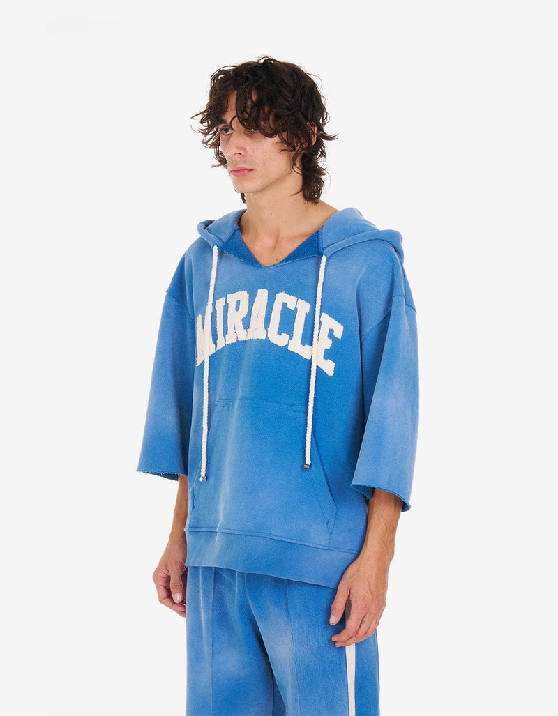 Nahmias Blue Miracle Cut Off Hoodie Y16-H10G39-455