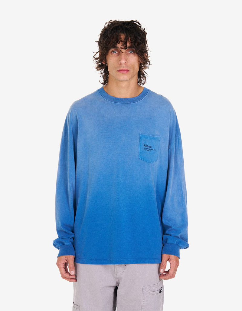 Nahmias Blue Postal L/S Pocket T-Shirt Y10-T34Q16-455