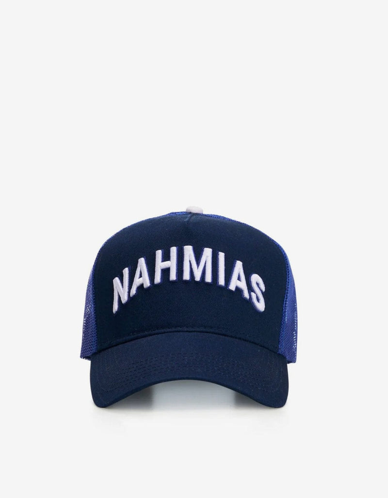 Nahmias Blue Varsity Trucker Hat TR2-G9-427