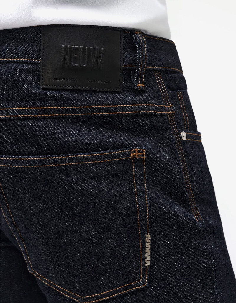 Neuw Lou Straight Crudo Blue Jeans