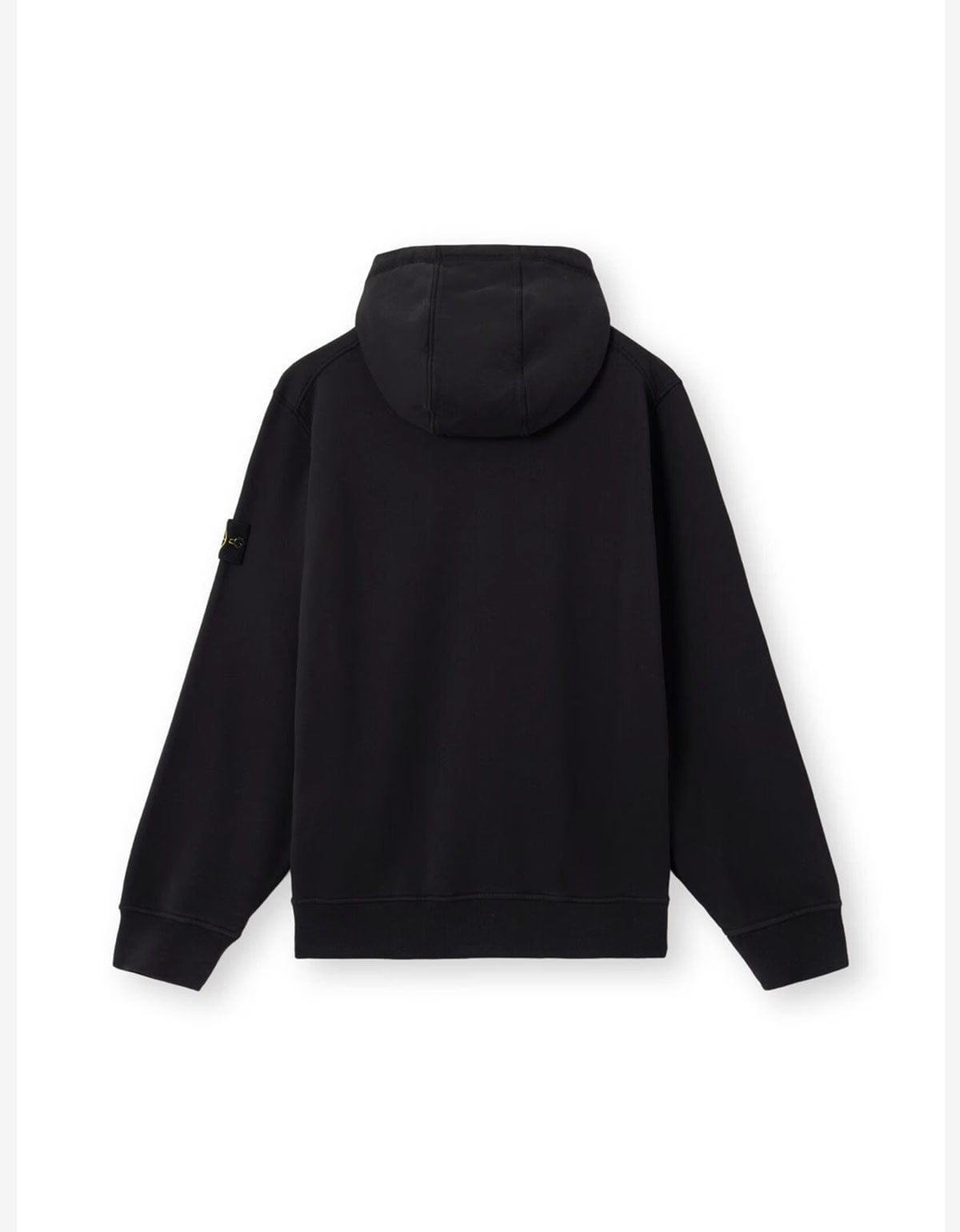 Stone Island Black Organic Cotton Zip Hoodie L1S156100061S0051V0029