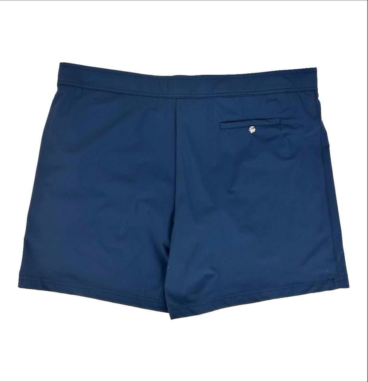 Fendi Baltico Blue Stretch Nylon Swim Short with FF Logo — SS04 Archive