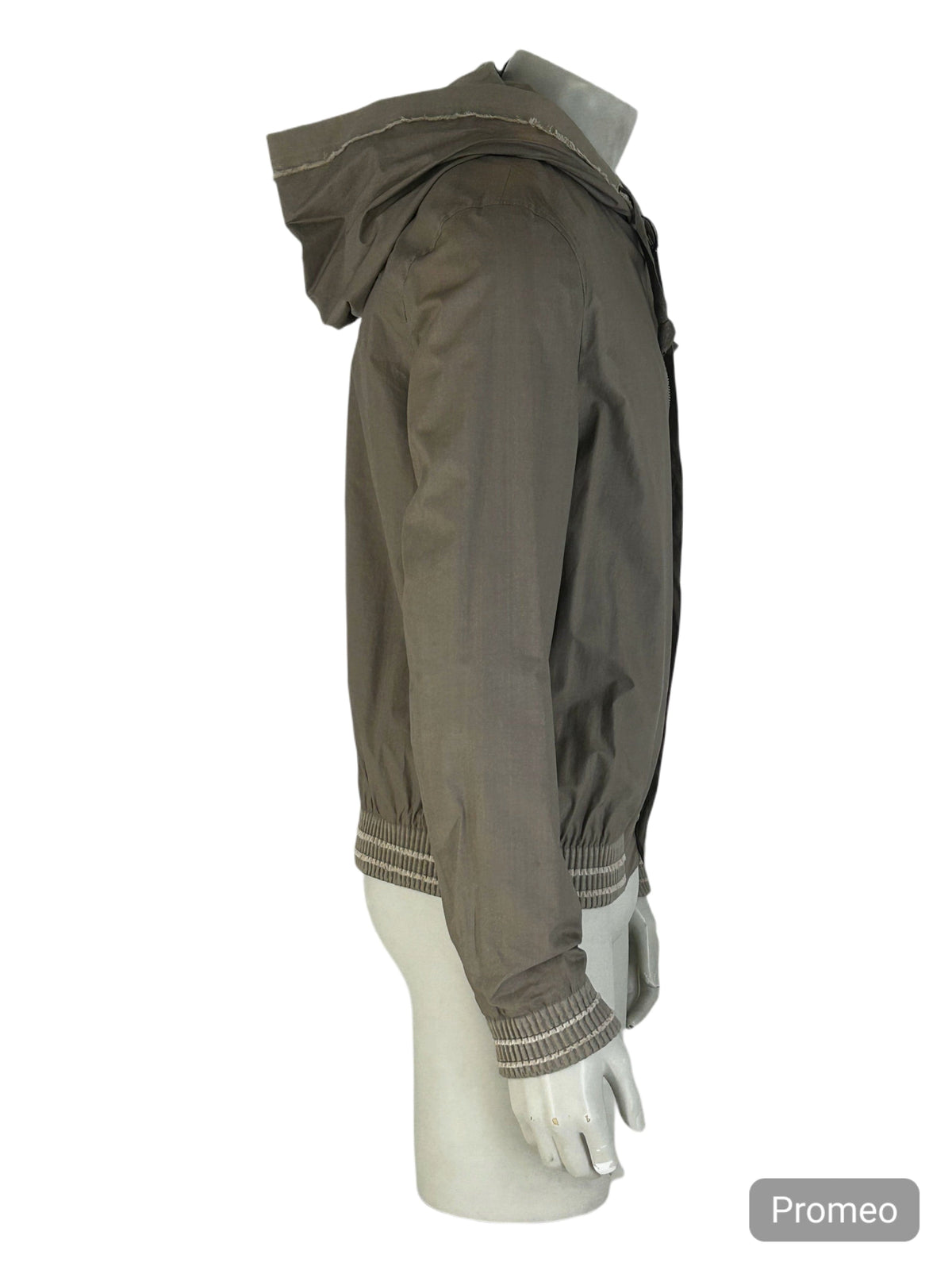 Dior Homme Beige Windbreaker Bomber Style Jacket