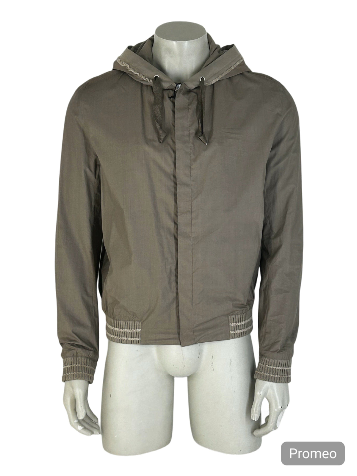Dior Homme Beige Windbreaker Bomber Style Jacket