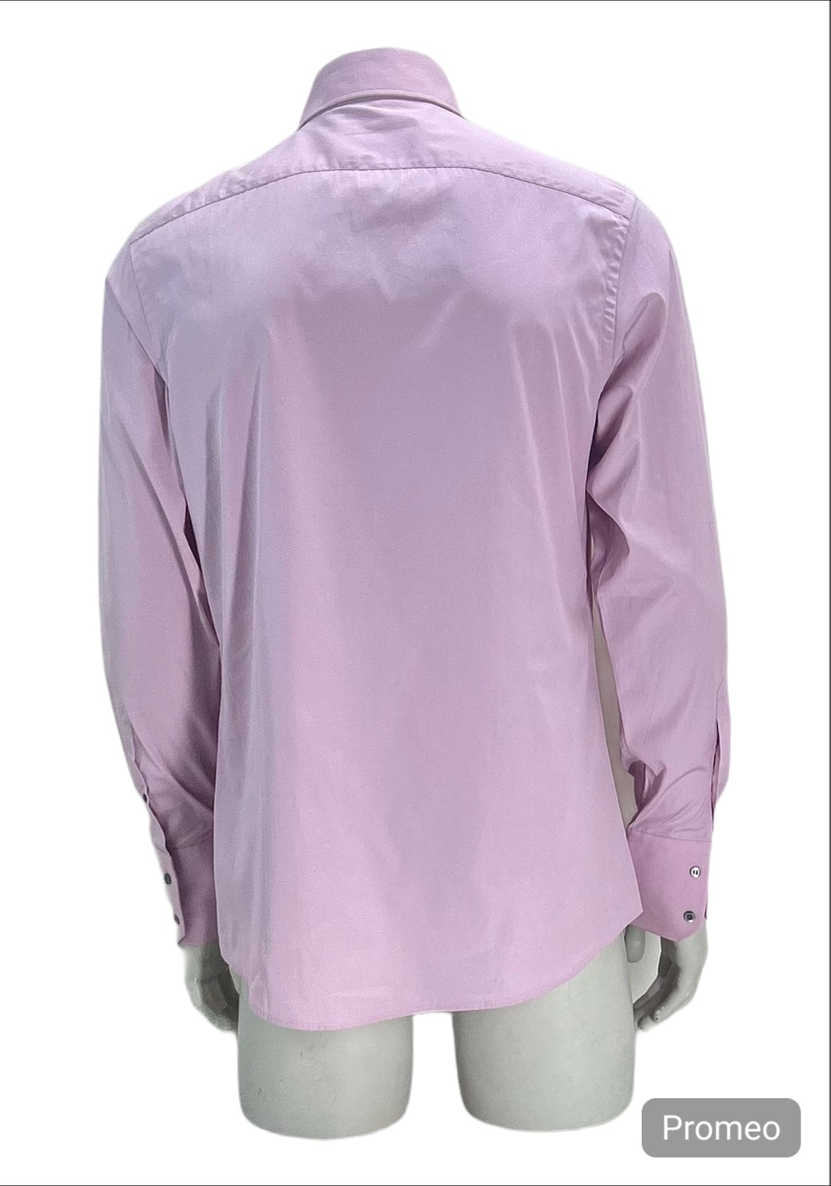Gucci Pink Slim Fit Darted Shirt With Double Button Collar & Cuffs