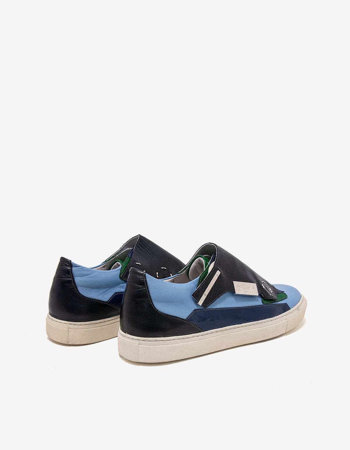 Raf Simons Blue Removable Lace Guard Low Trainers - SS14