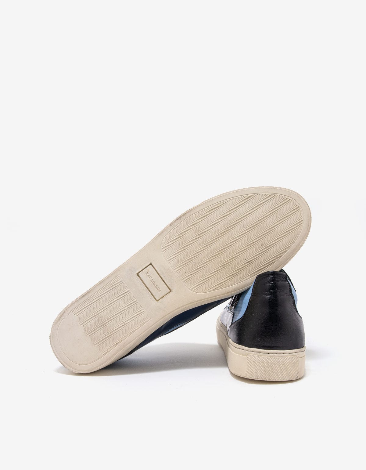 Raf Simons Blue Removable Lace Guard Low Trainers - SS14