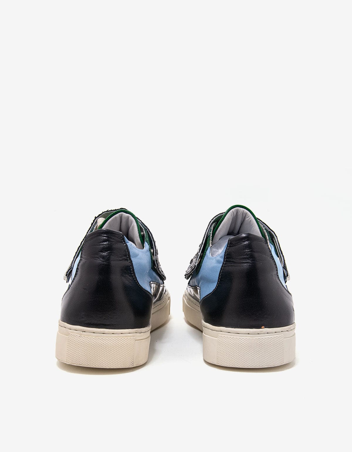 Raf Simons Blue Removable Lace Guard Low Trainers - SS14