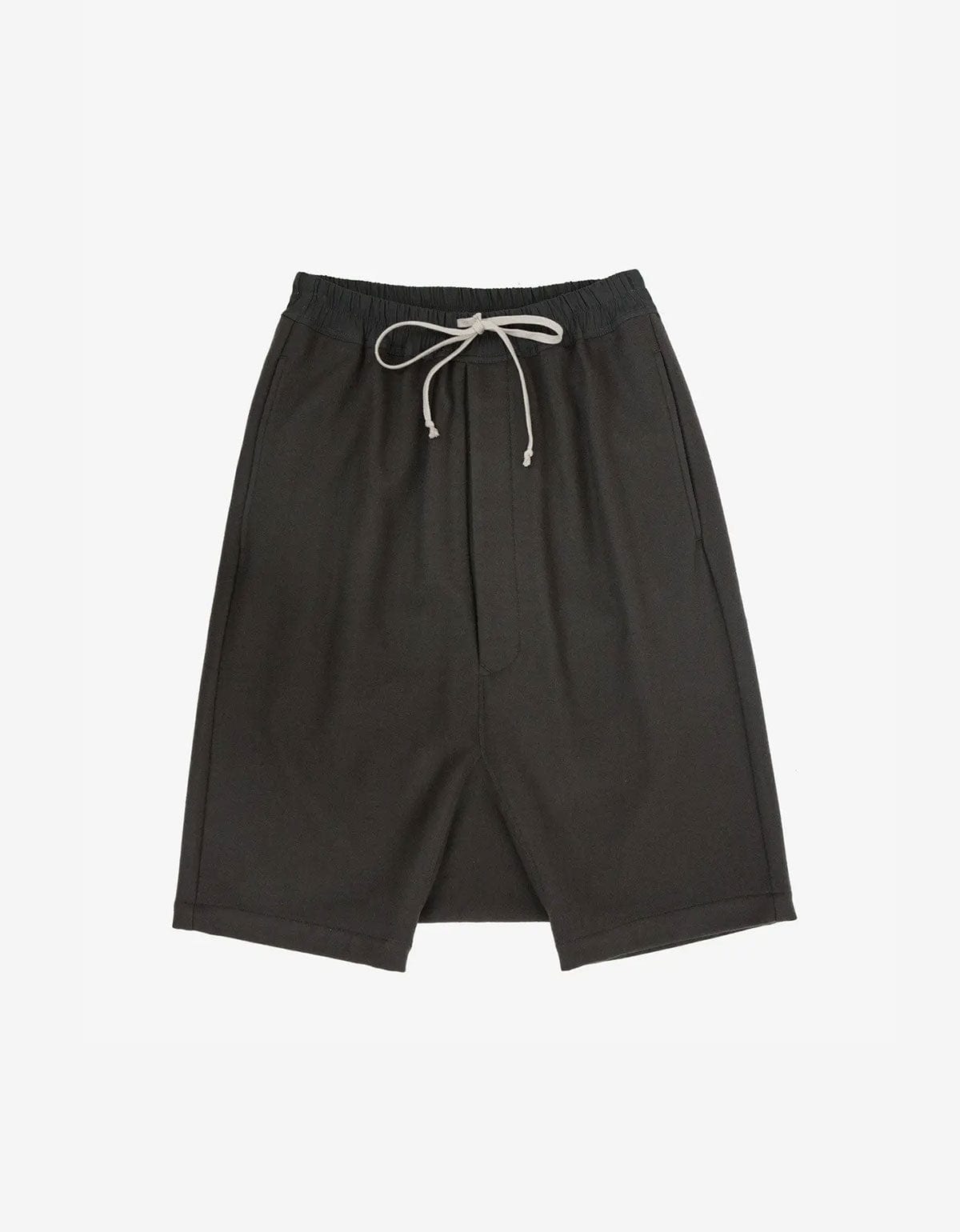 Rick Owens Boxer Pods Darkdust Wool Blend Shorts
