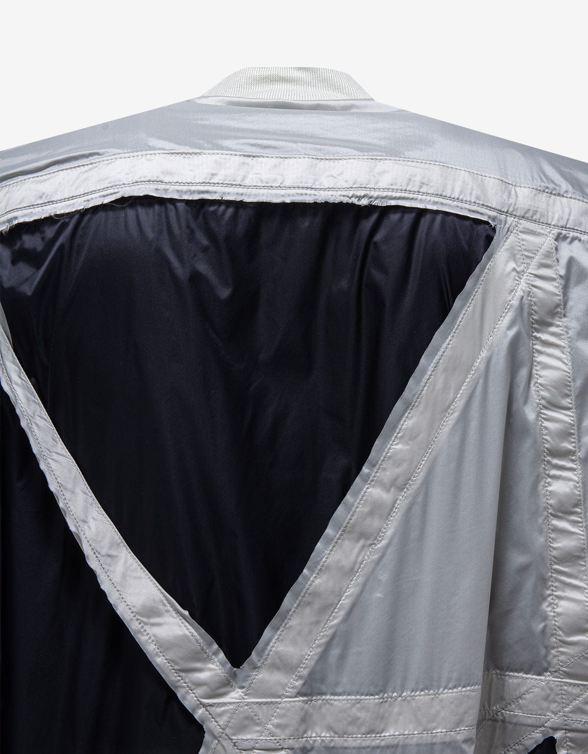 Rick Owens Grey Cut-Out Rod Jacket - circa SS19 – Zoo Fashions