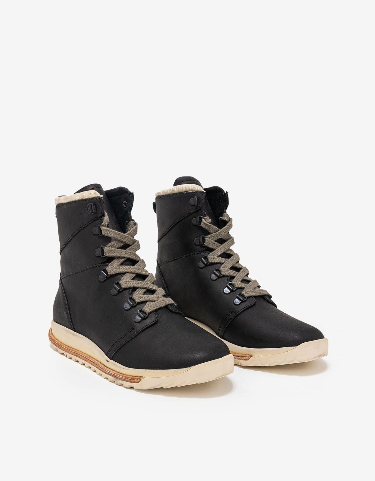 Rick Owens Lace Up Dirt Grafton Black Boots - SS18