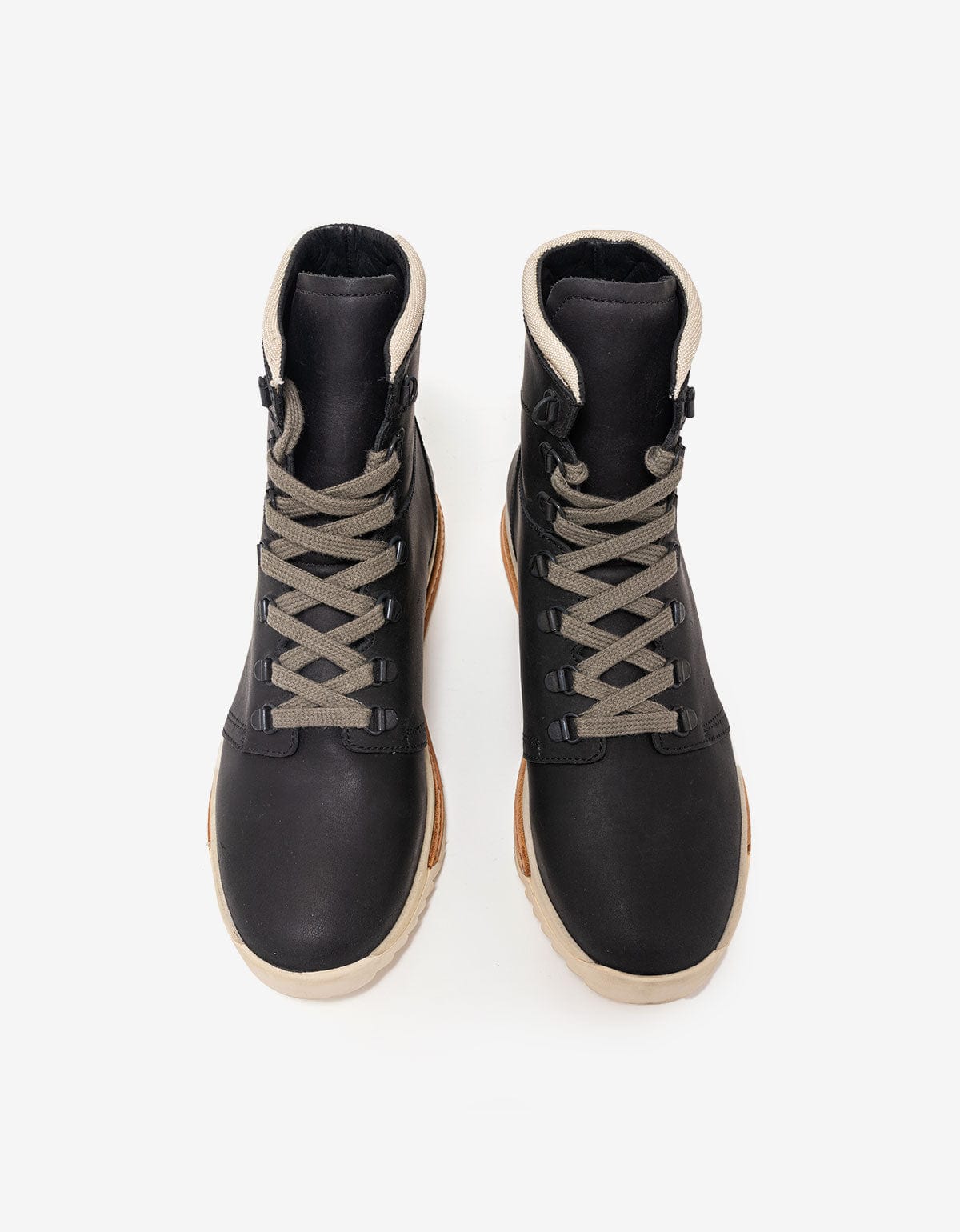 Rick Owens Lace Up Dirt Grafton Black Boots - SS18