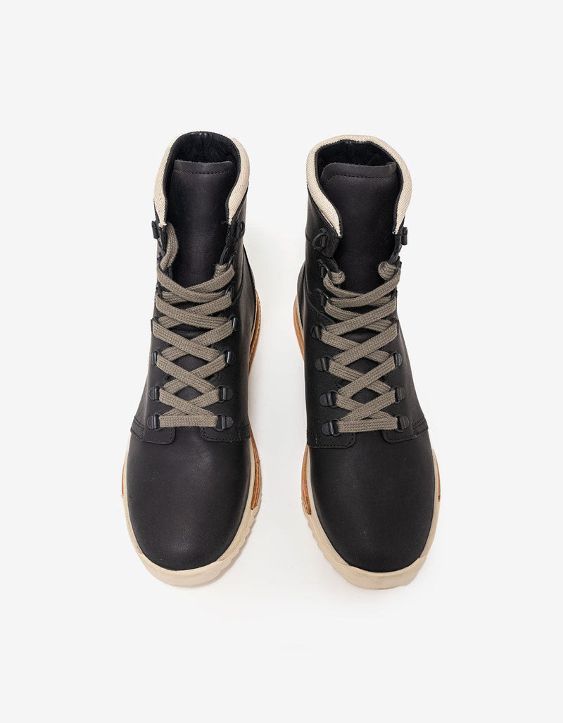 Rick Owens Lace Up Dirt Grafton Black Boots - SS18