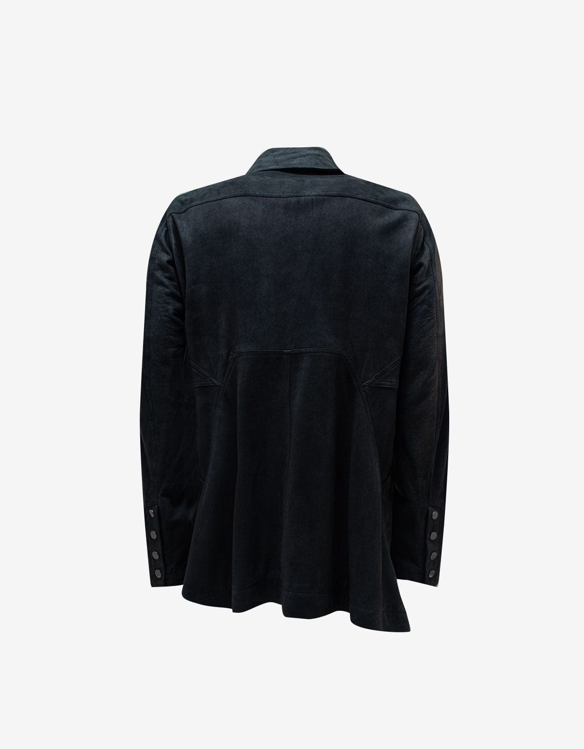 Rick Owens Showtek Passport Blue Leather Jacket 