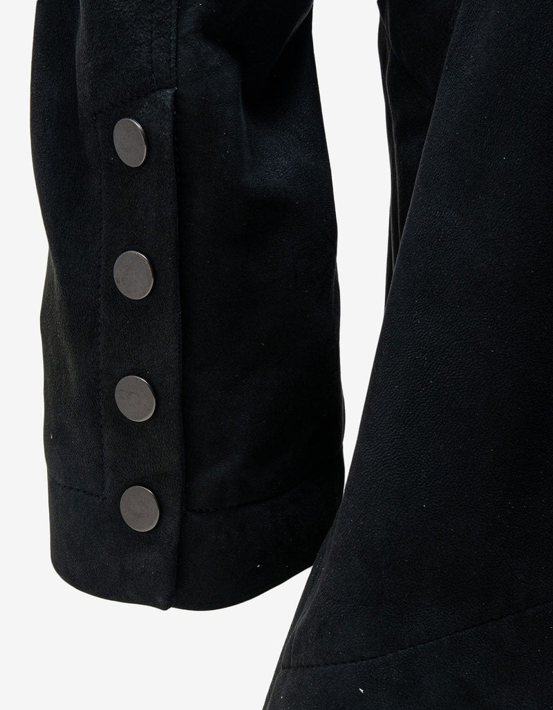 Rick Owens Showtek Passport Blue Leather Jacket 