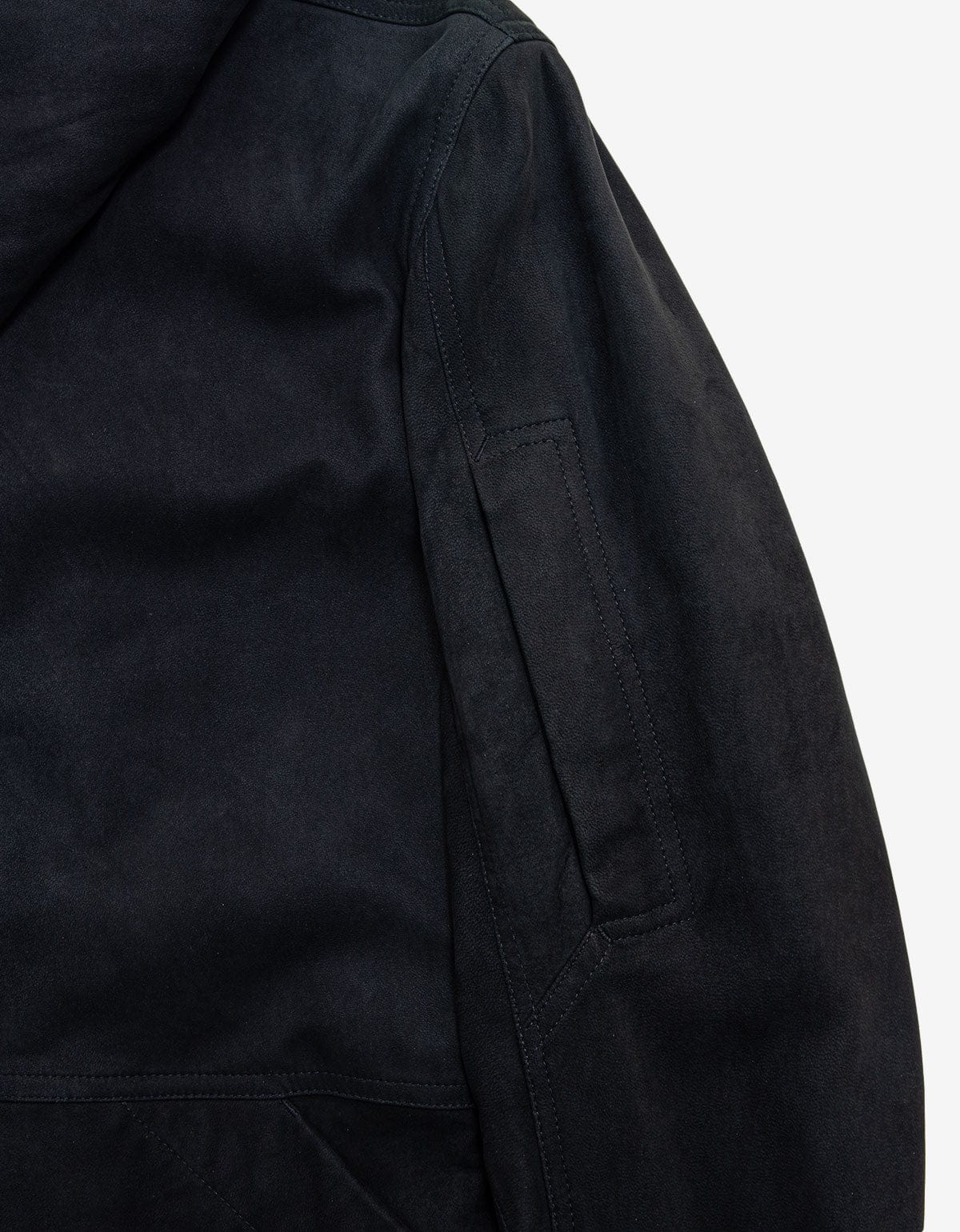 Rick Owens Showtek Passport Blue Leather Jacket 