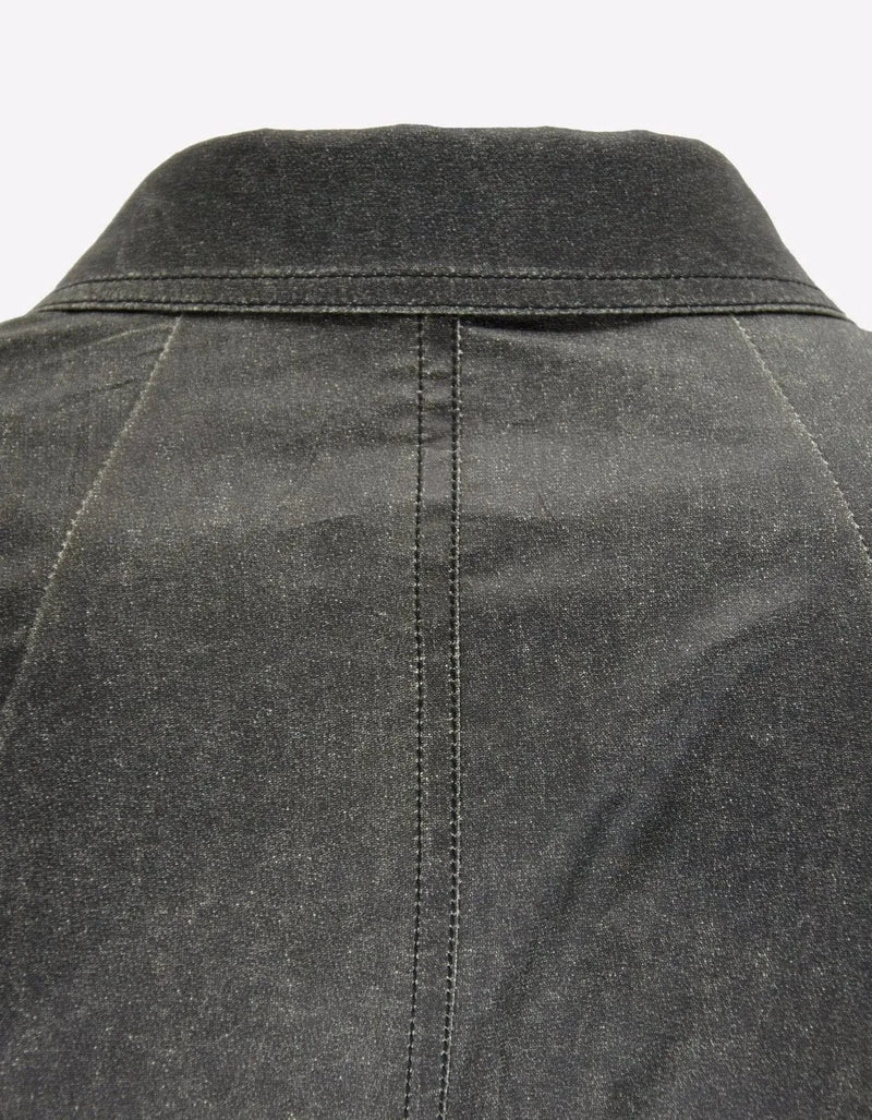 Rick Owens Stravinsky Black Coated Wool Jacket - SS16
