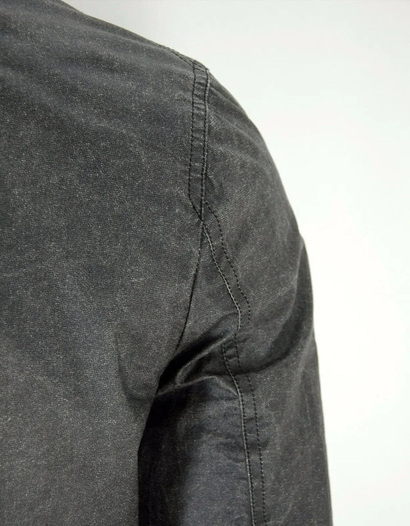 Rick Owens Stravinsky Black Coated Wool Jacket - SS16