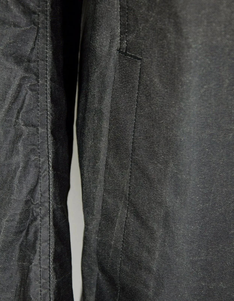 Rick Owens Stravinsky Black Coated Wool Jacket - SS16