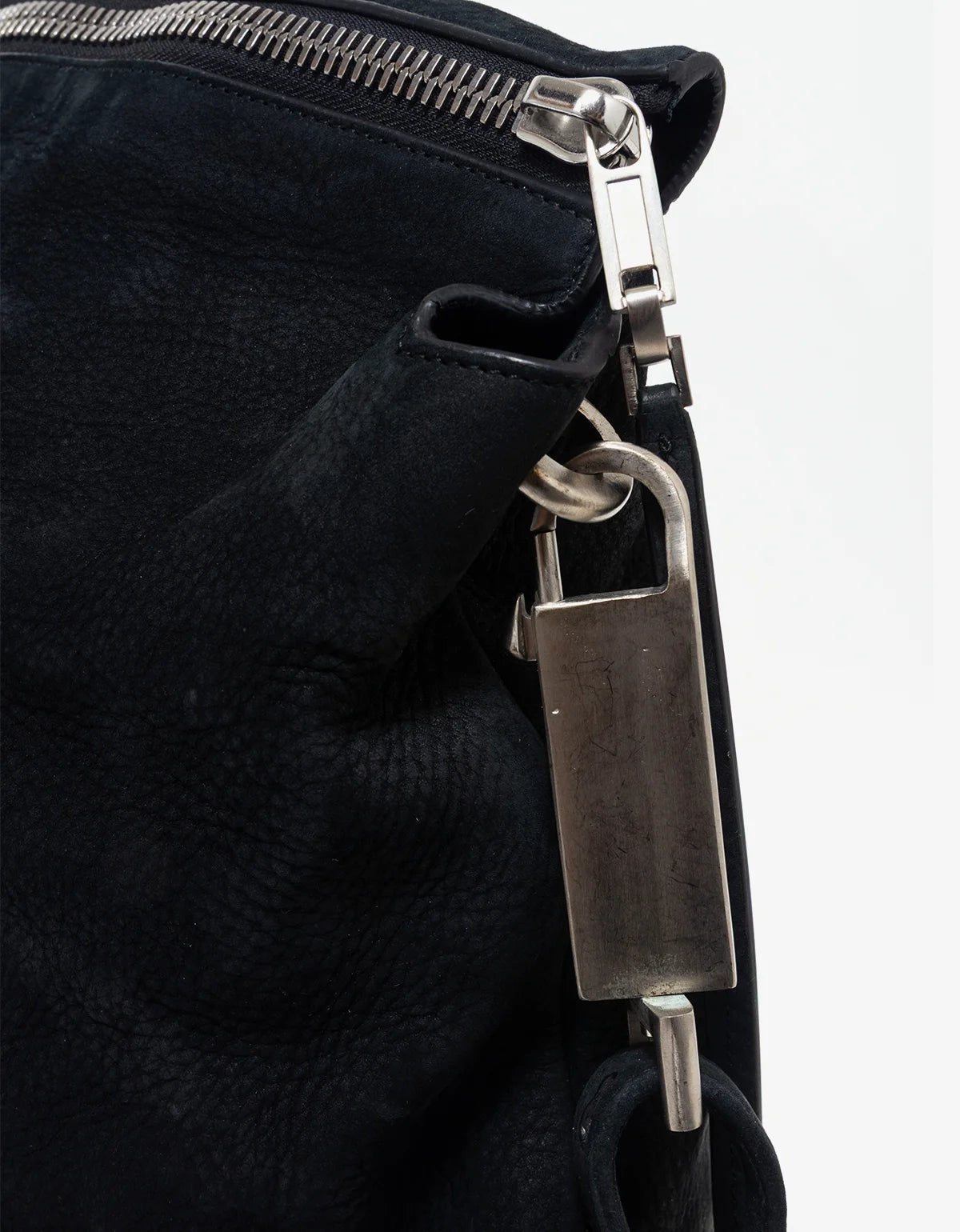 Rick Owens "Dirt" S/S 18 Archival Calfskin & Lambskin Borsa In Pelle Shoulder Bag