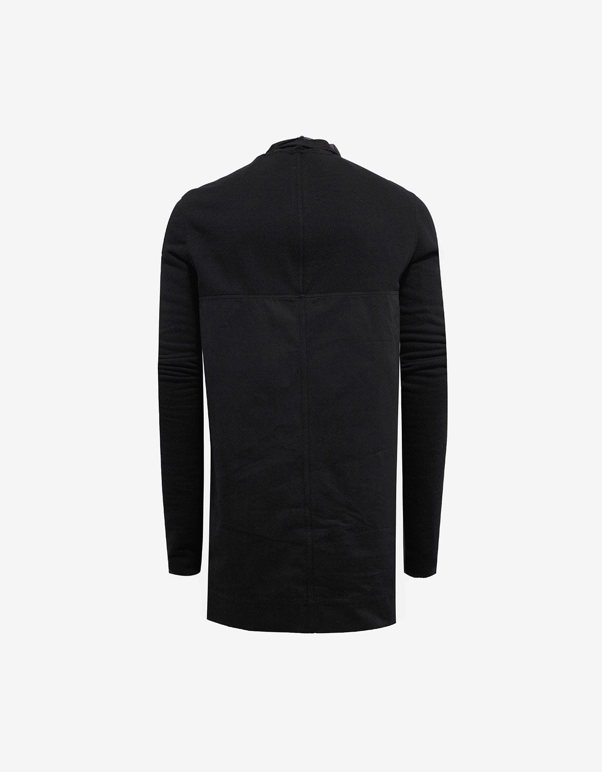 Rick Owens Black Emotionless Panelled Sweatshirt