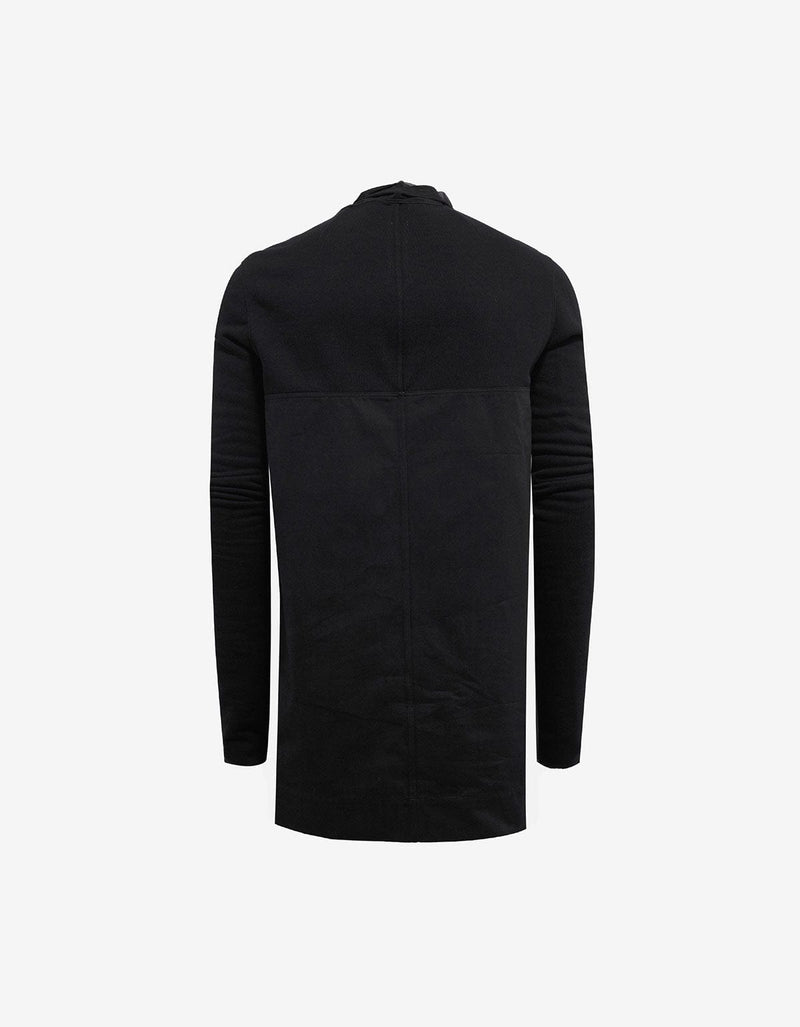 Rick Owens Black Emotionless Panelled Sweatshirt