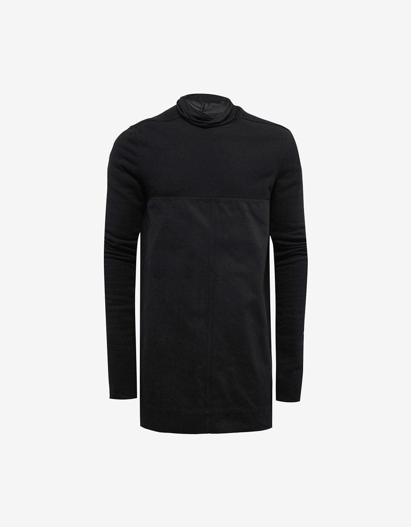 Rick Owens Black Emotionless Panelled Sweatshirt