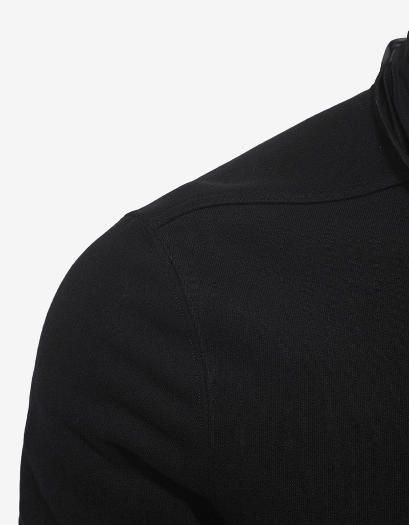 Rick Owens Black Emotionless Panelled Sweatshirt