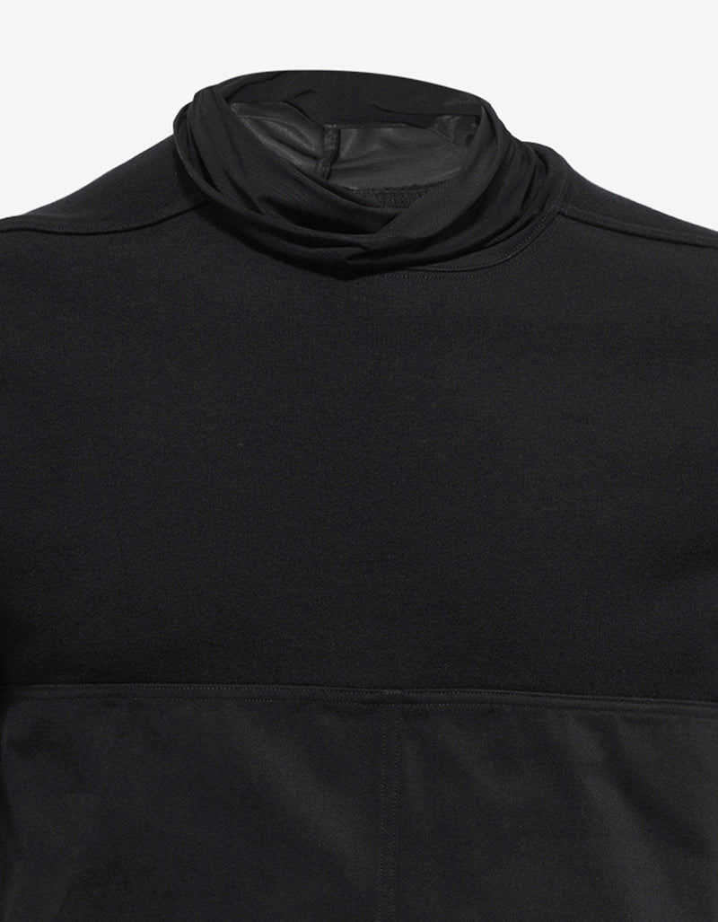 Rick Owens Black Emotionless Panelled Sweatshirt