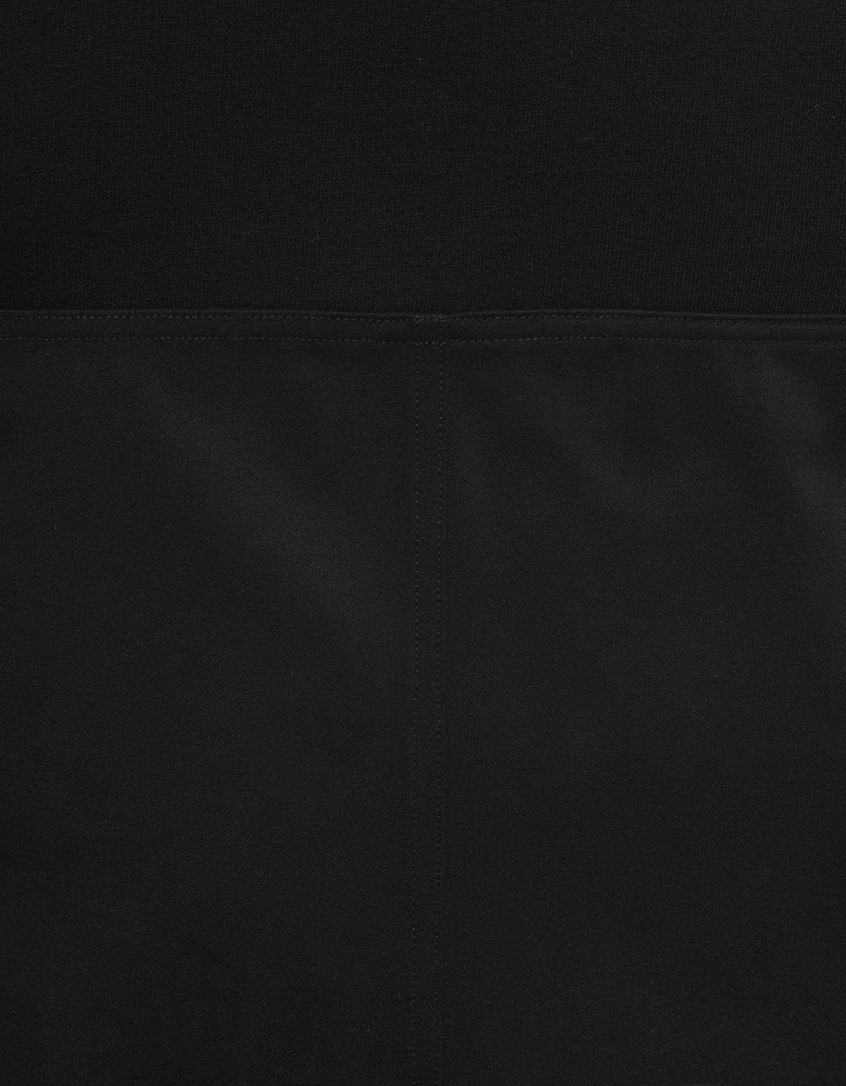 Rick Owens Black Emotionless Panelled Sweatshirt