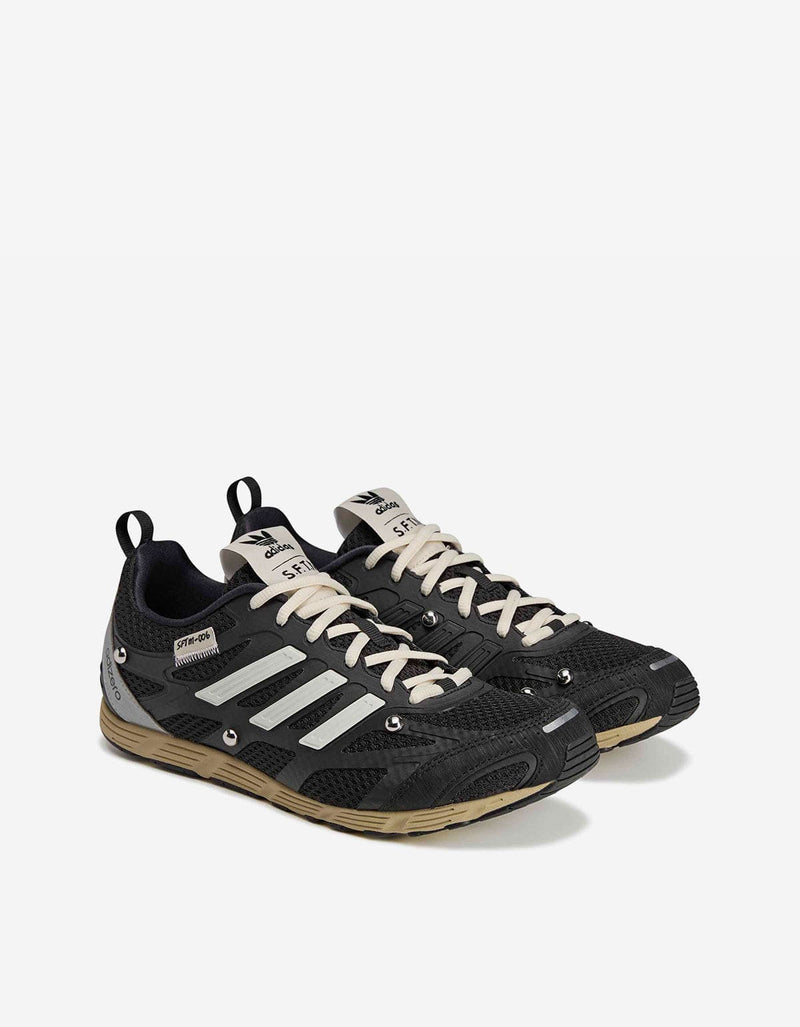 SFTM x Adidas 006 Black Adizero PR Trainers HP3523