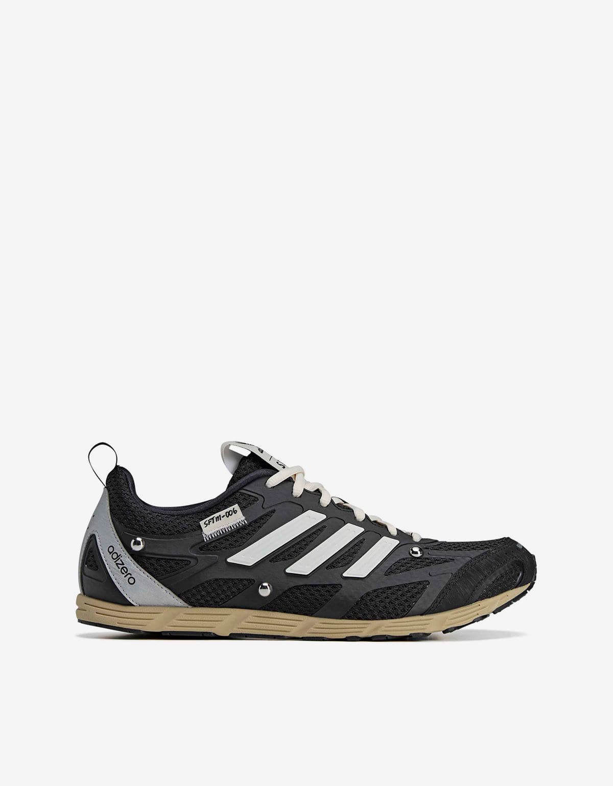 SFTM x Adidas 006 Black Adizero PR Trainers HP3523