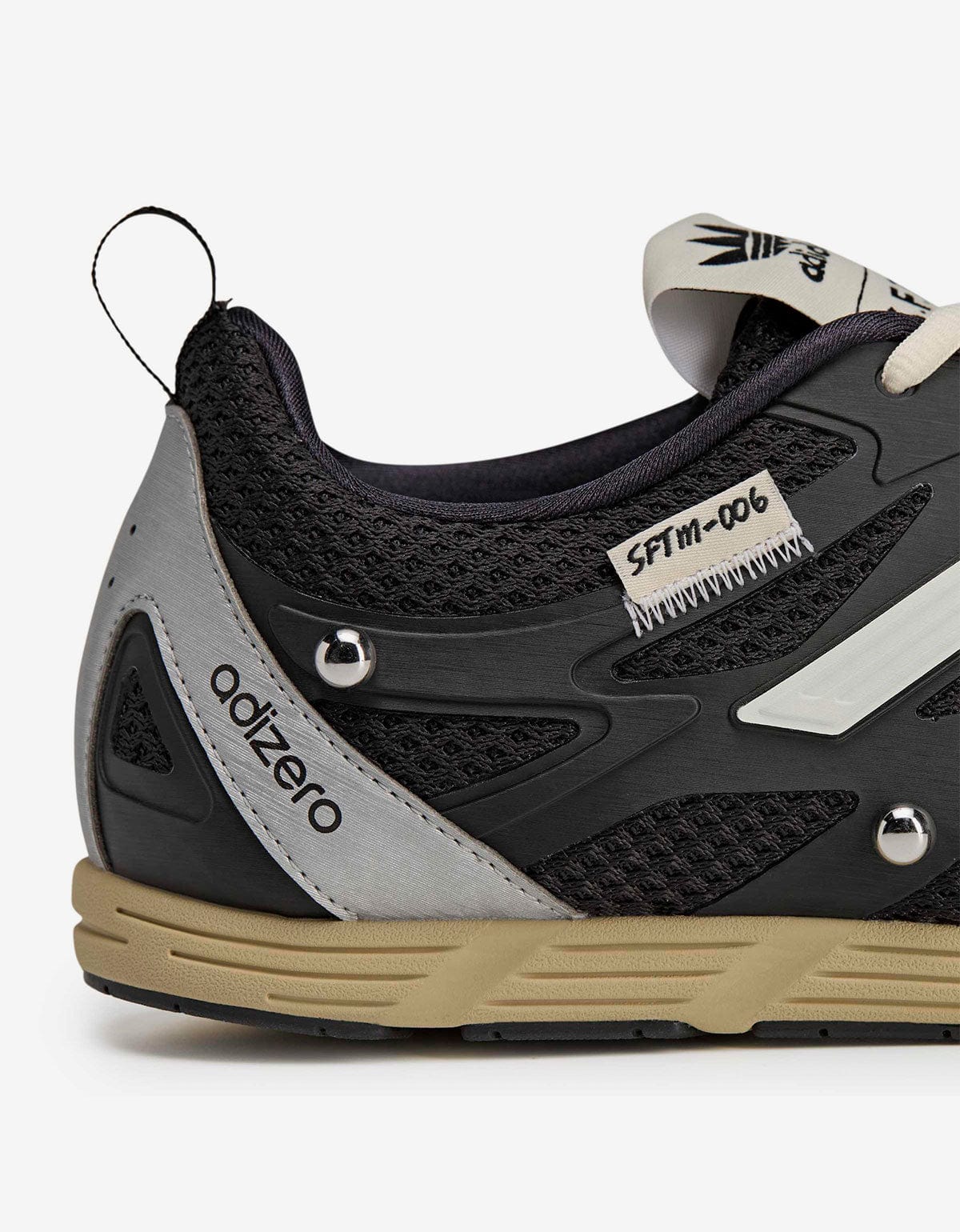 SFTM x Adidas 006 Black Adizero PR Trainers HP3523