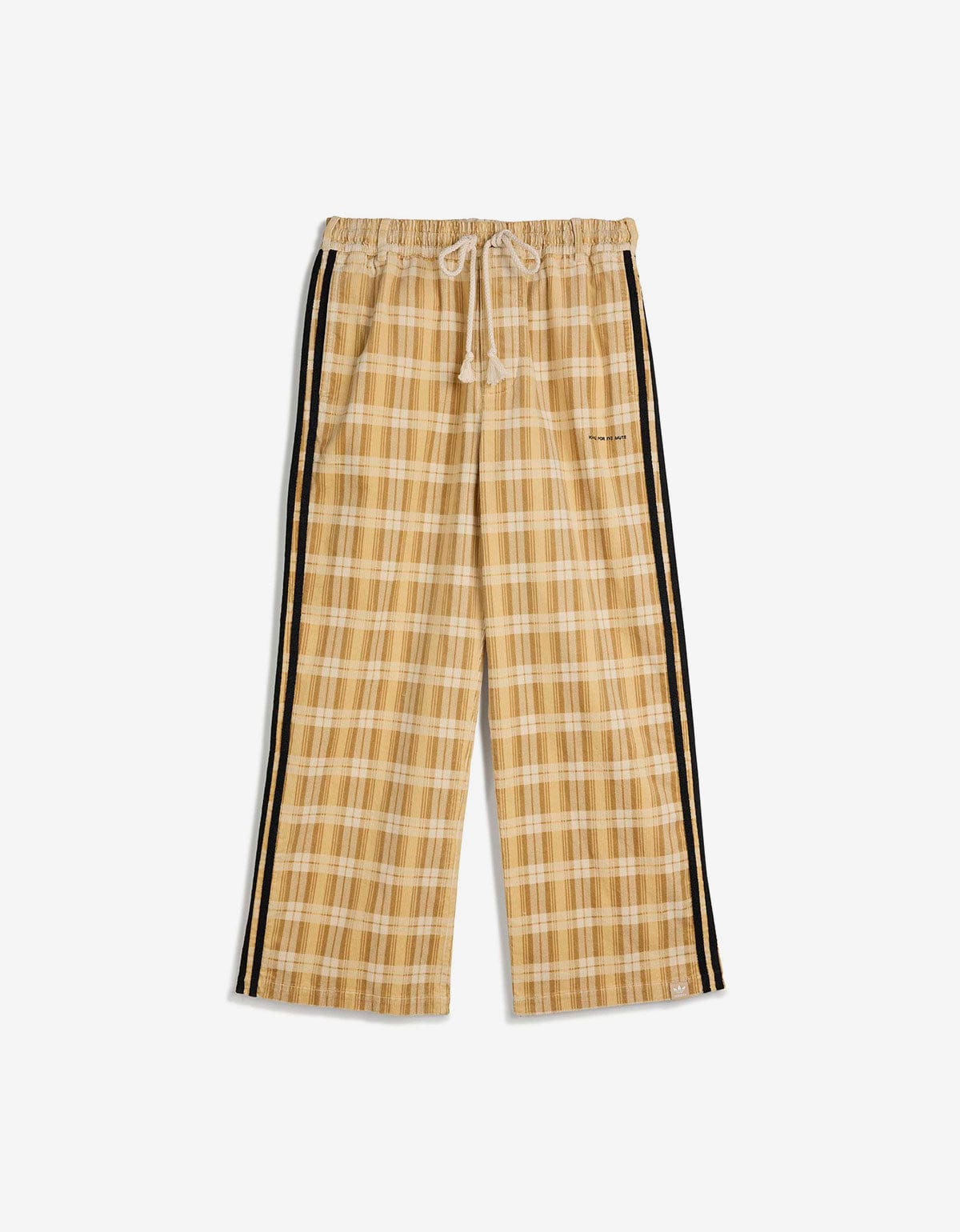 SFTM x Adidas 006 Wonder White Plaid Pants KC3140