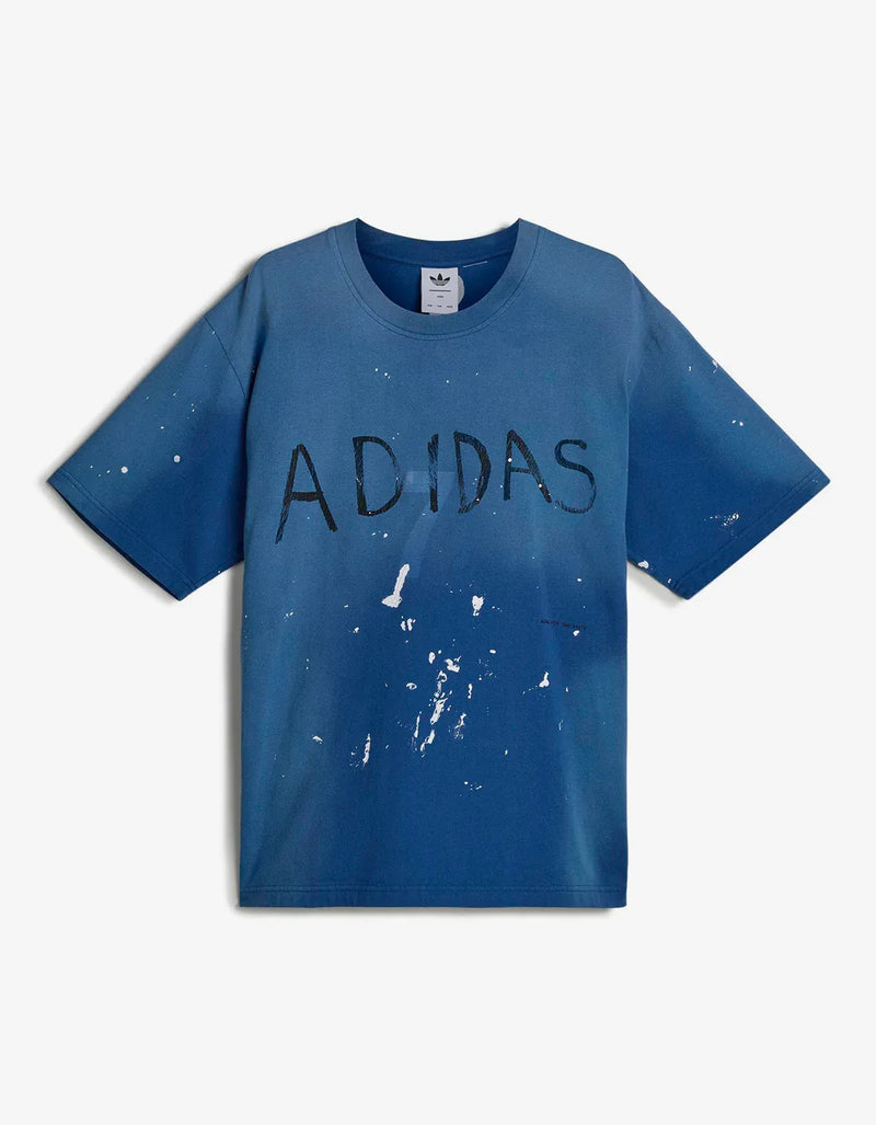 Song For The Mute x Adidas Originals 007 Blue Short Sleeve T-Shirt KS1341