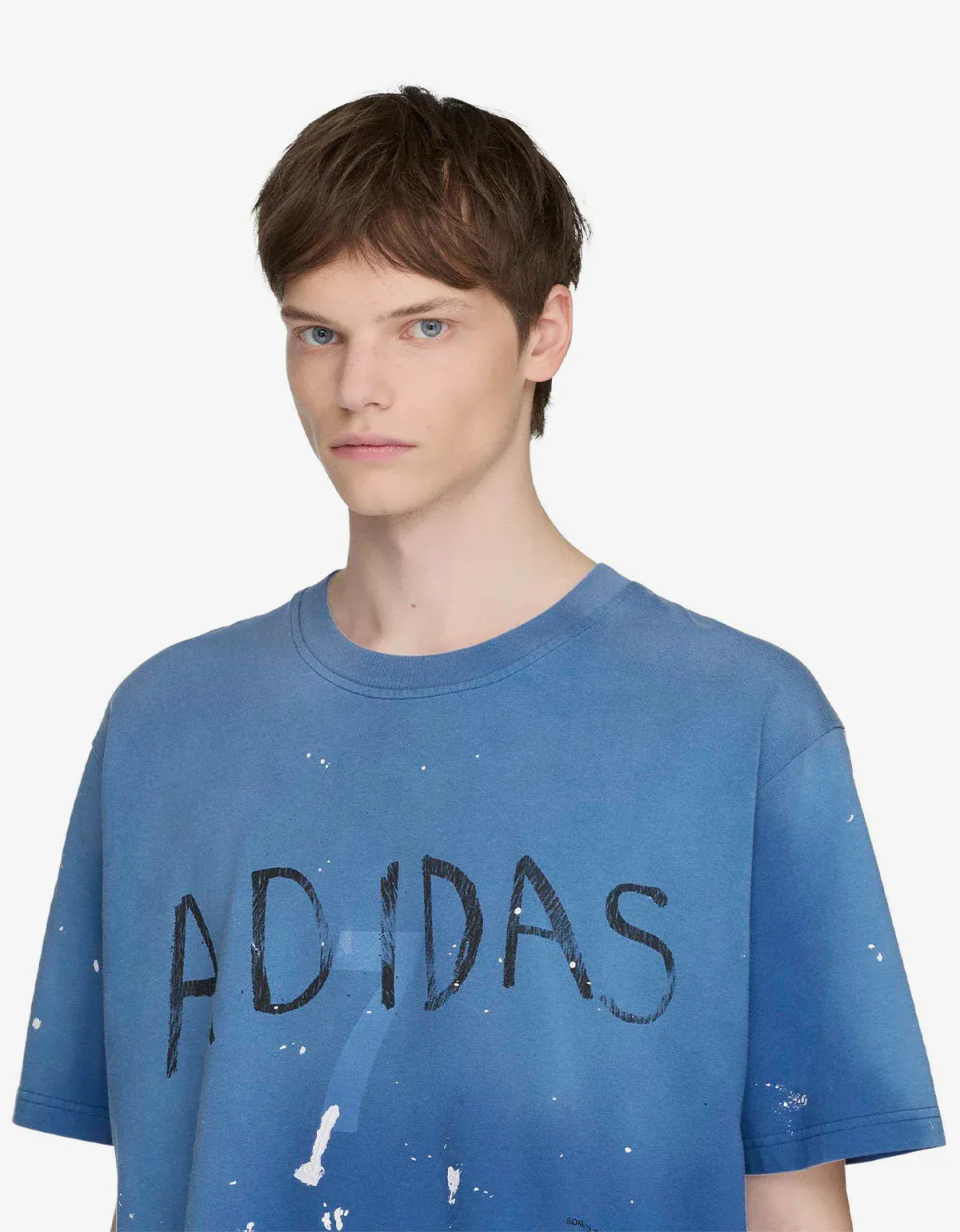 Song For The Mute x Adidas Originals 007 Blue Short Sleeve T-Shirt KS1341