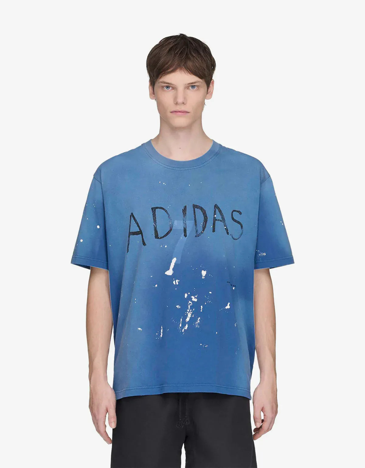 Song For The Mute x Adidas Originals 007 Blue Short Sleeve T-Shirt KS1341