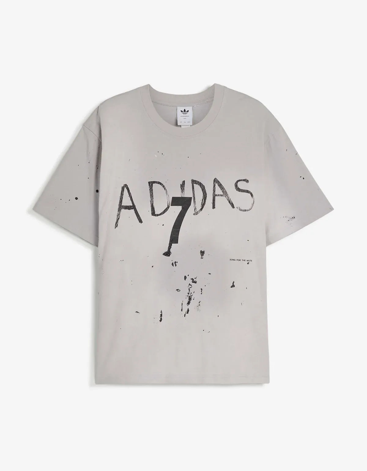 Song For The Mute x Adidas Originals 007 Grey Short Sleeve T-Shirt KS1342