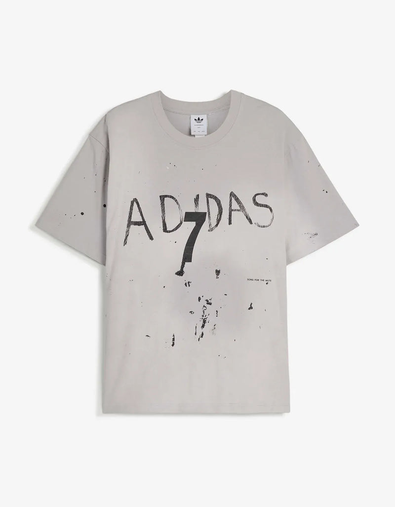 Song For The Mute x Adidas Originals 007 Grey Short Sleeve T-Shirt KS1342