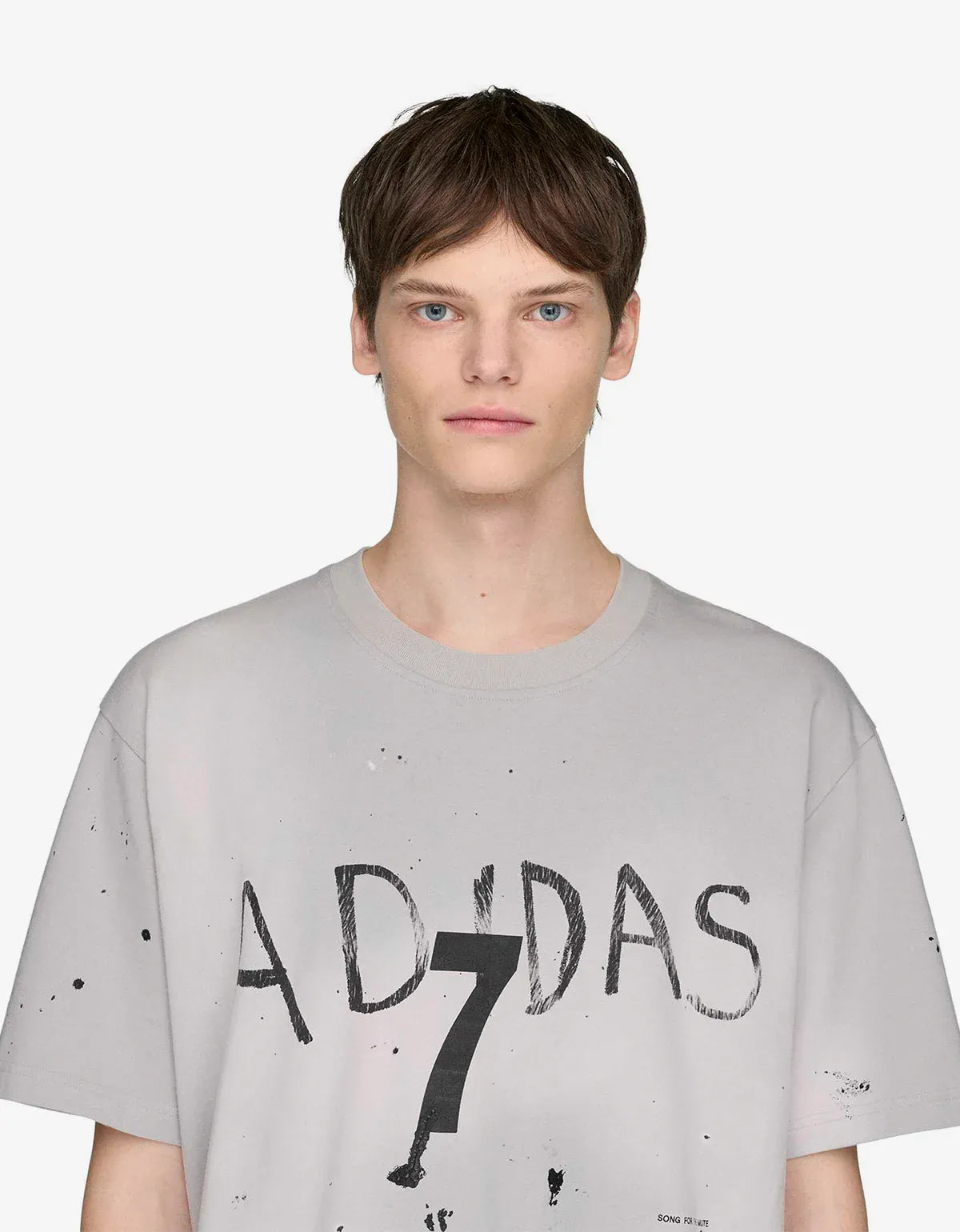 Song For The Mute x Adidas Originals 007 Grey Short Sleeve T-Shirt KS1342