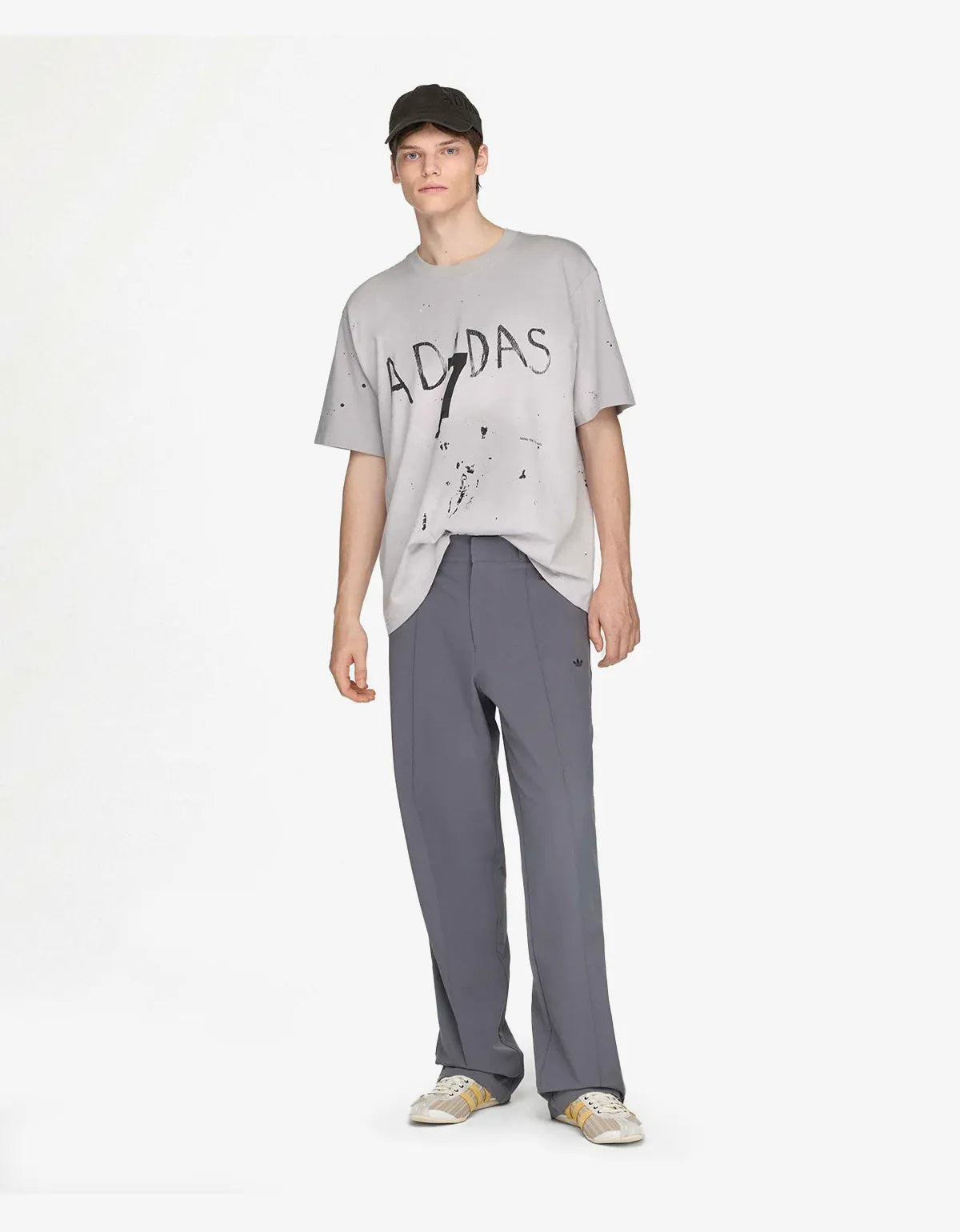 Song For The Mute x Adidas Originals 007 Grey Short Sleeve T-Shirt KS1342