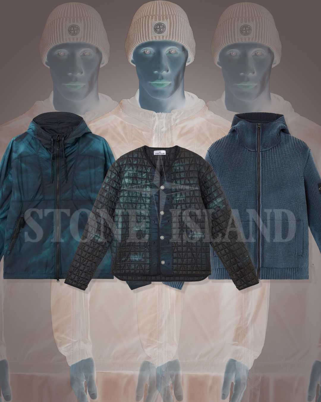 Stone Island clothing for men. Corrosion treatment