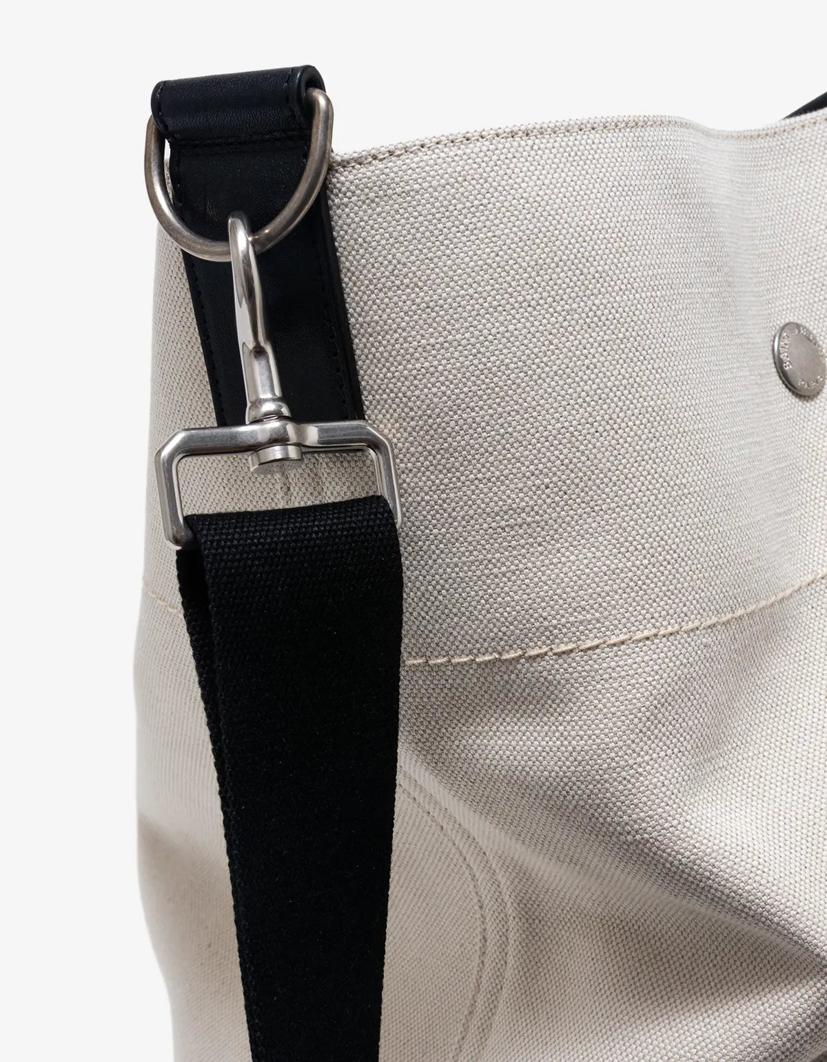 Saint Laurent Beige & Black Rive Gauche Maxi Shopping Bag