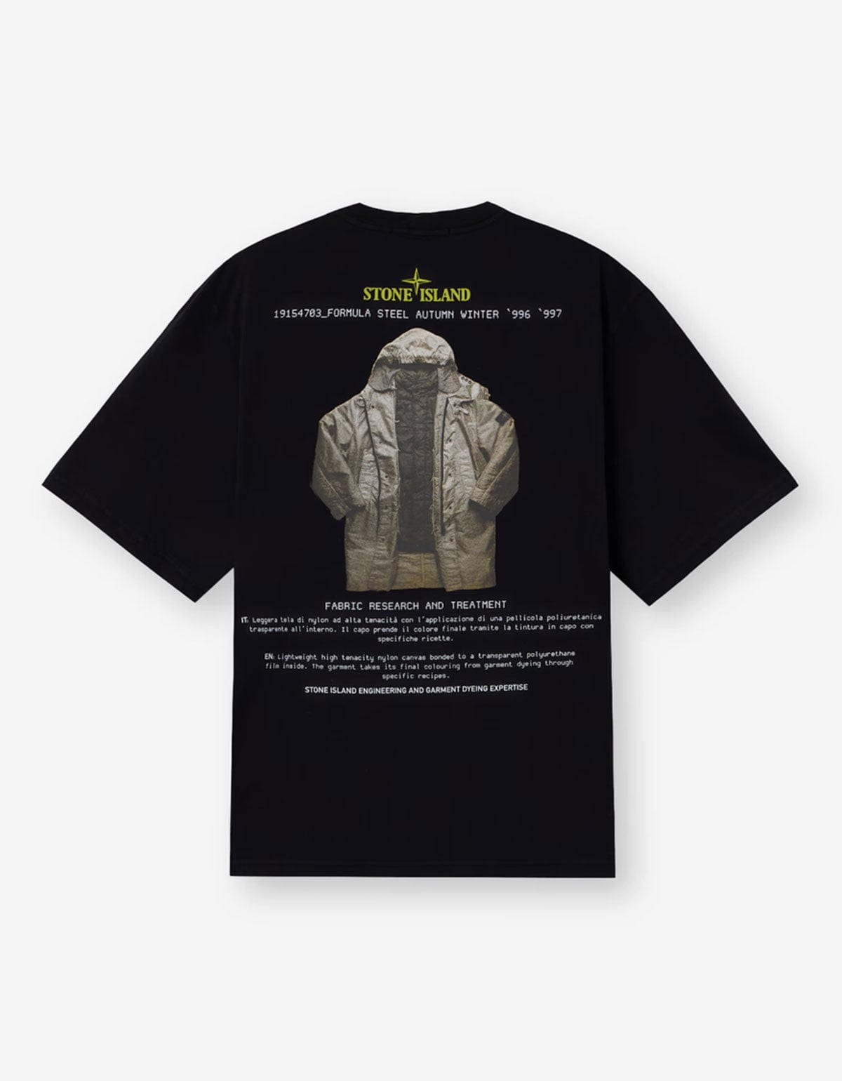 Stone Island Archivio Black Print T-Shirt K2S152100037 V0029